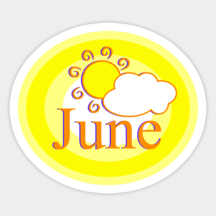 June Sticker